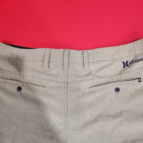 Hurley Phantom short tan men's size 36 - Picture 4 of 8